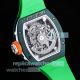Swiss Clone Richard Mille RM029 Green Carbon Fiber Le Mans Rubber Strap Limited Watch (6)_th.jpg